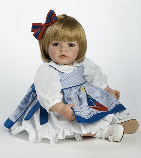 blue eyes doll