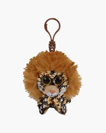 Picture of "Regal" the Lion- Flippables - Sequin Plush Key Rings - New in 2019