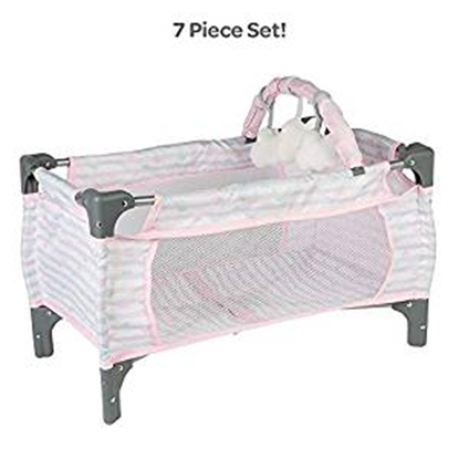 Picture of Pink Deluxe Pack N Play - 7 Piece Set