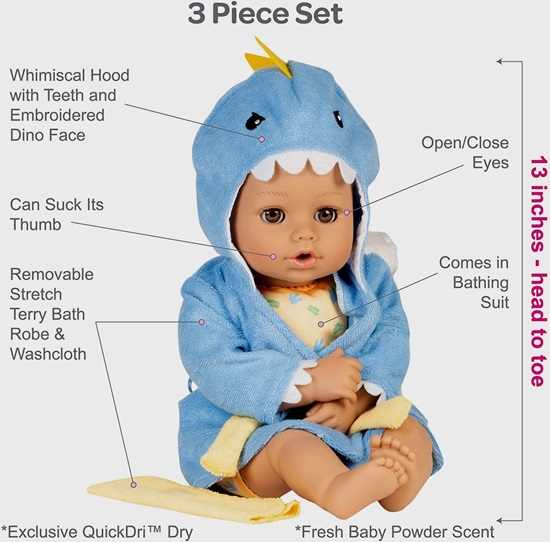 Picture of BathTime Baby Dino -13"