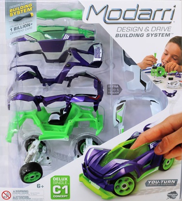 Mix N Match Indoor/outdoor S1 Chrome Body Pack Modarri-The Ultimate Toy Car; Constructive