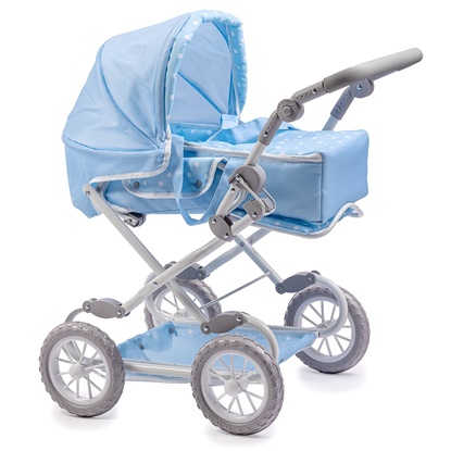 Picture of Blue Stroller with Removeable Carry Bed
