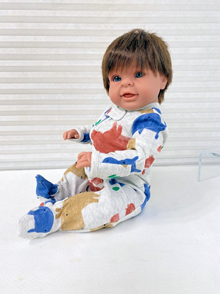 Picture of Happy Baby Boy - Brown Hair, Blue Eyes