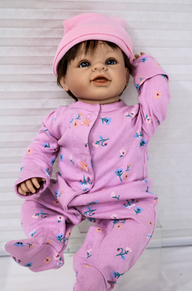 Picture of Happy Baby - Brown Hair, Blue Eyes - Judy's Dolls Exclusive