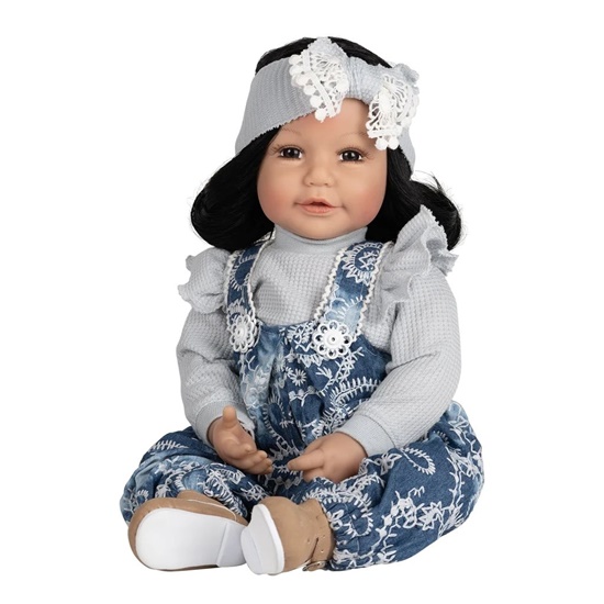Picture of Fall Vintage Lace - Toddler Time Baby - 20 Inches - Black Hair, Brown Eyes