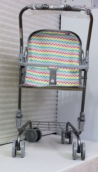 Picture of Rainbow Zig Zag Baby Doll Shopping Cart