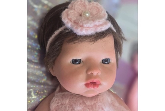 Picture of Silicone Baby Reborn - "Iris" - Real Girl + Extra outfit