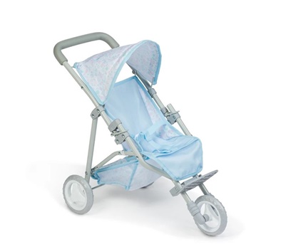 Picture of Berenguer Boutique- Deluxe Jogger Stroller - Blue