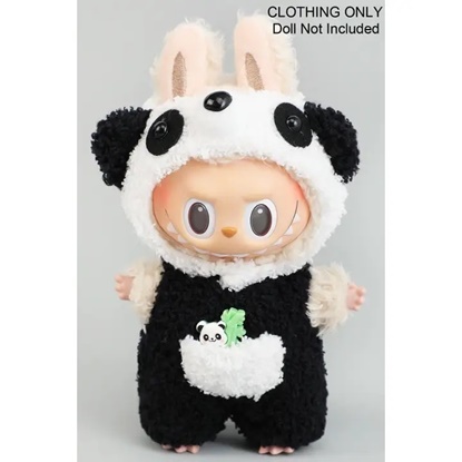 Picture of 2 Piece Furry Panda Outfit