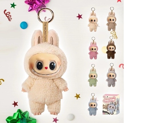 Picture of Labubu Monster Doll Keychain Blind Box-Exciting Macaron