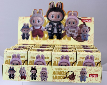 Picture of Flocking Labubu Ornaments Almost Hidden Blind Box - SOLD SEPARATELY- Read description