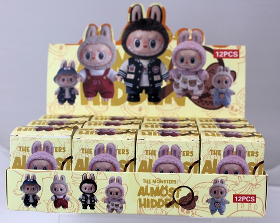 Picture of Flocking Labubu Ornaments Almost Hidden Blind Box - SOLD SEPARATELY- Read description