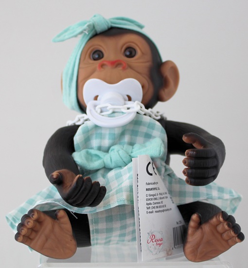 Picture of Baby Monkey-Blue Gingham Outfit
