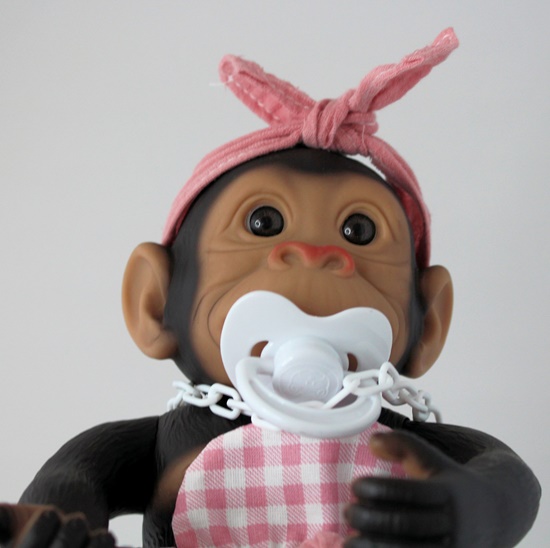 Picture of Baby Monkey-Pink Gingham Outfit