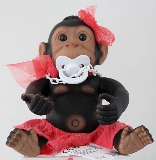 Picture of Baby Monkey-Pink Skirt