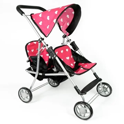 Picture of New York Doll Collection - Twin Umbrella Stroller - Fits 18" Dolls