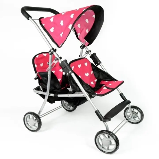 Picture of New York Doll Collection - Twin Umbrella Stroller - Fits 18" Dolls