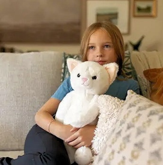 Picture of Karing Kitty - World's Softest Plush - Lushee - Large White Kitty - 16 inches
