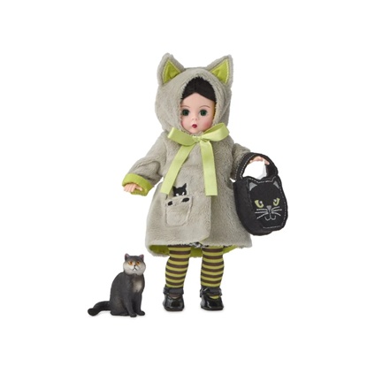 Picture of Spooky Kitty-8 inch -Lt Skin, Green Eyes, Black Hair